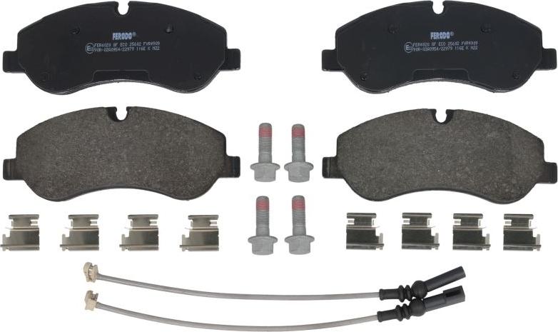 Ferodo FVR4909 - Kit pastiglie freno, Freno a disco autoricambi360.it
