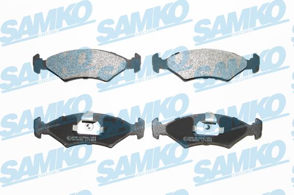 Samko 5SP628 - Kit pastiglie freno, Freno a disco autoricambi360.it