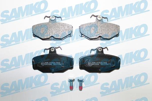 Samko 5SP677 - Kit pastiglie freno, Freno a disco autoricambi360.it