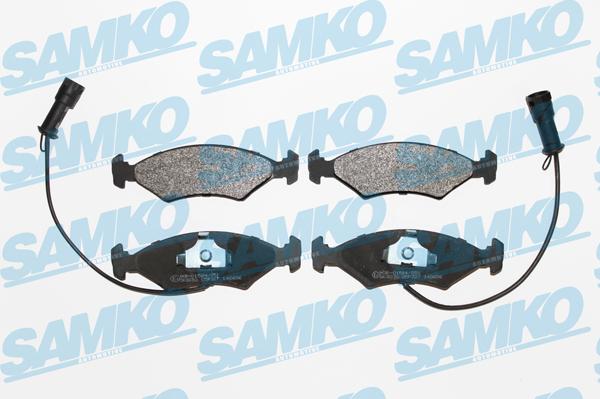 Samko 5SP327 - Kit pastiglie freno, Freno a disco autoricambi360.it