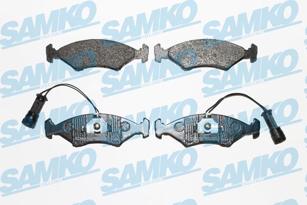 Samko 5SP242 - Kit pastiglie freno, Freno a disco autoricambi360.it