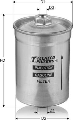 Tecneco Filters IN89 - Filtro carburante autoricambi360.it