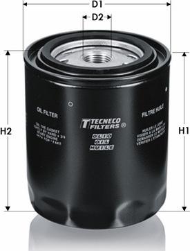 Tecneco Filters OL344 - Filtro olio autoricambi360.it