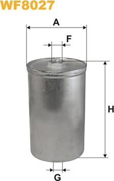WIX Filters WF8027 - Filtro carburante autoricambi360.it